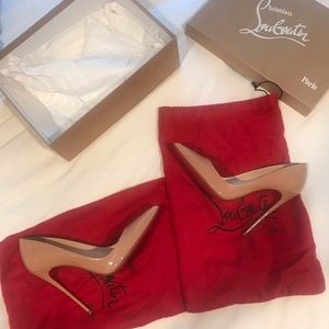 Christian Louboutin So Kate size 36 nude